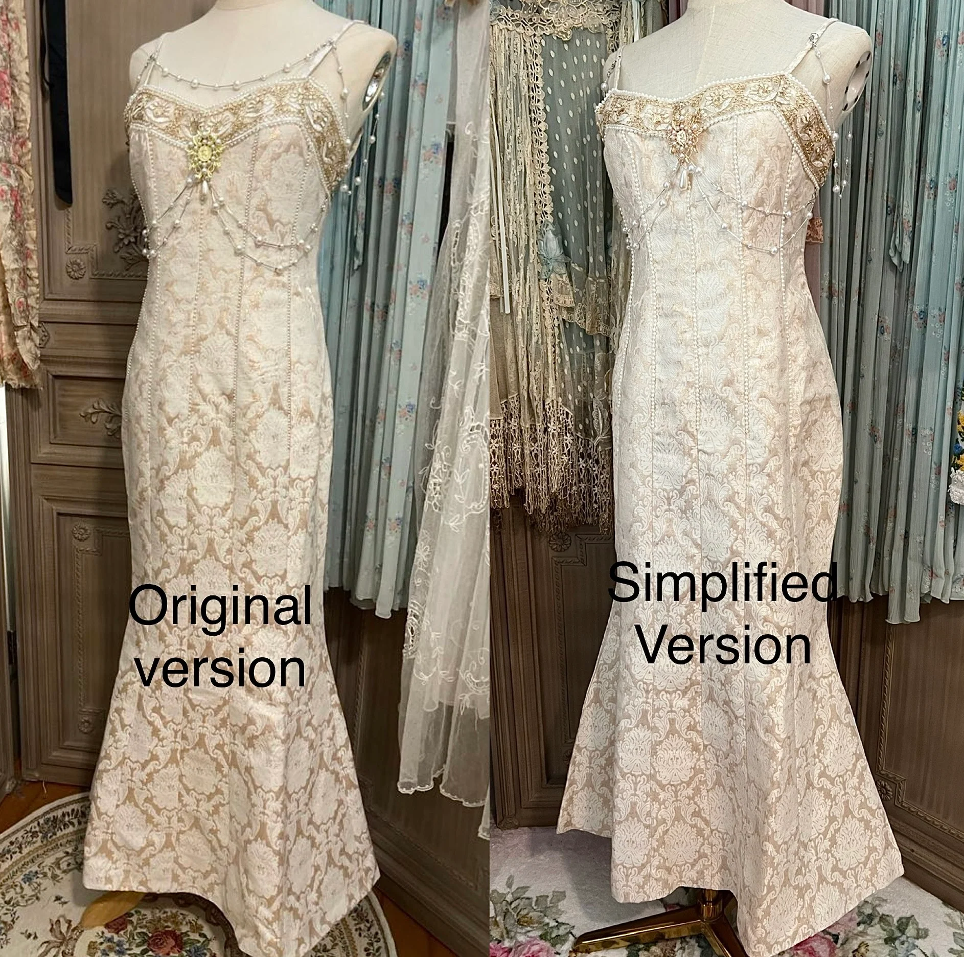 Baroque mermaid dress (original version) - Image 22