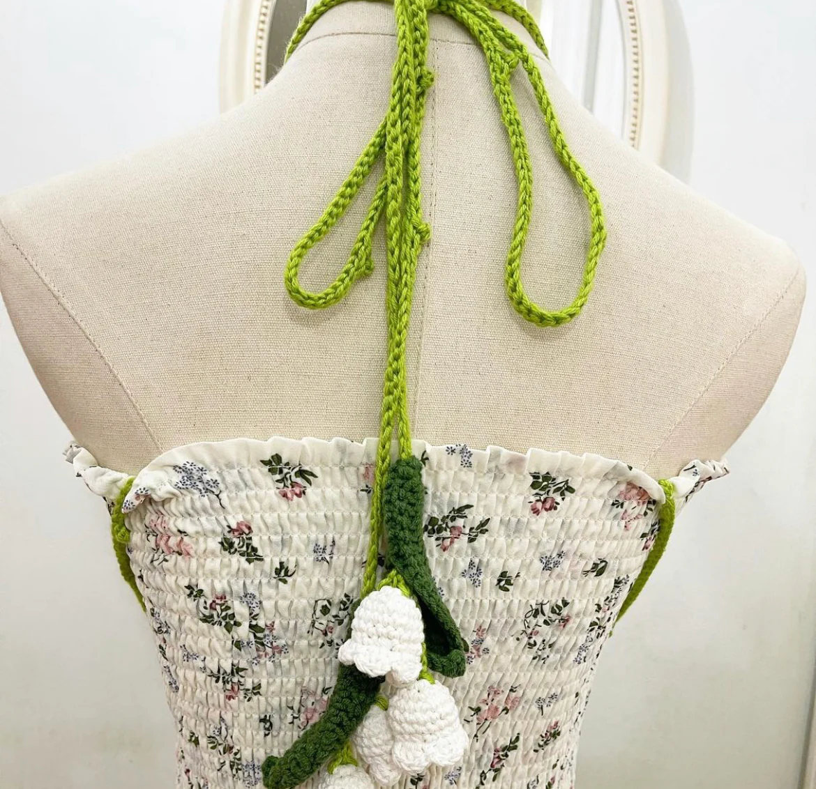 Muguet crochet dress - Image 4