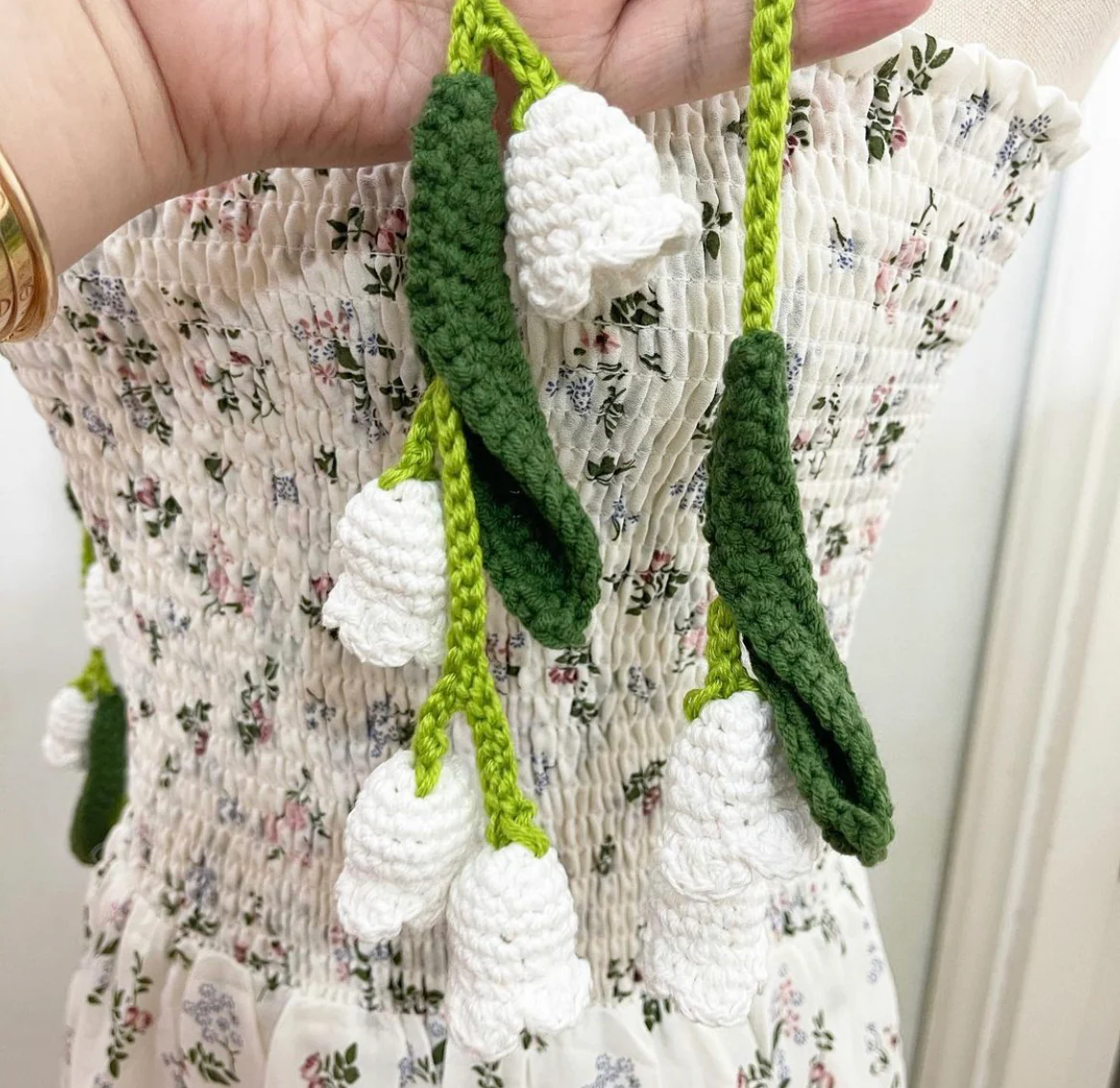 Muguet crochet dress - Image 8