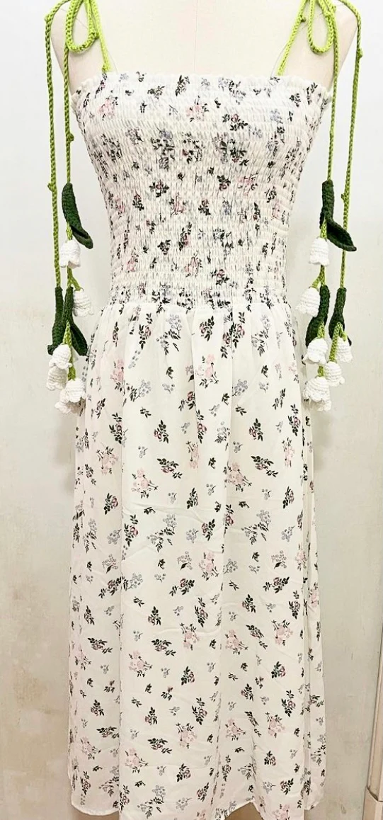 Muguet crochet dress - Image 9