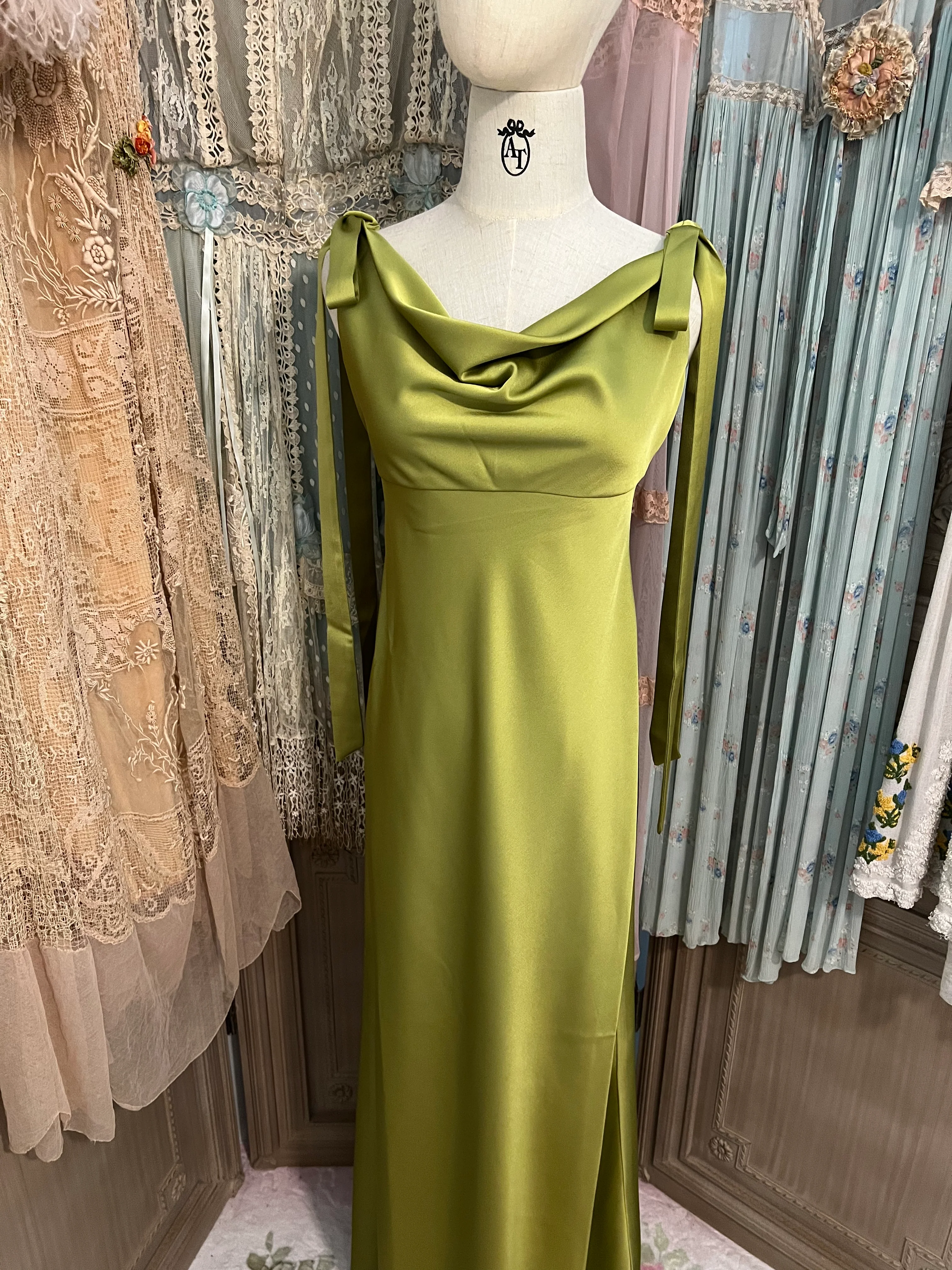 Olive dress - Image 3