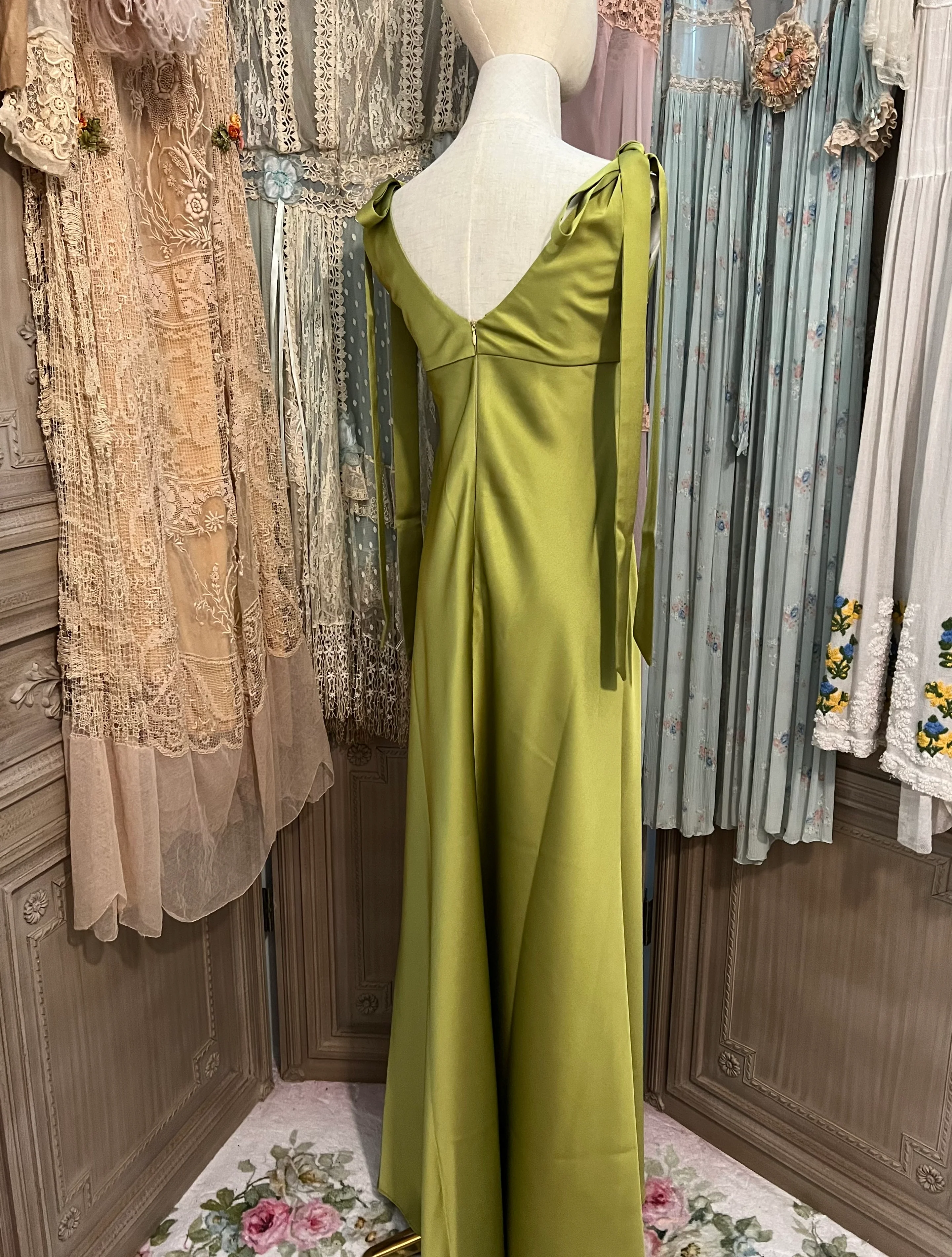 Olive dress - Image 5