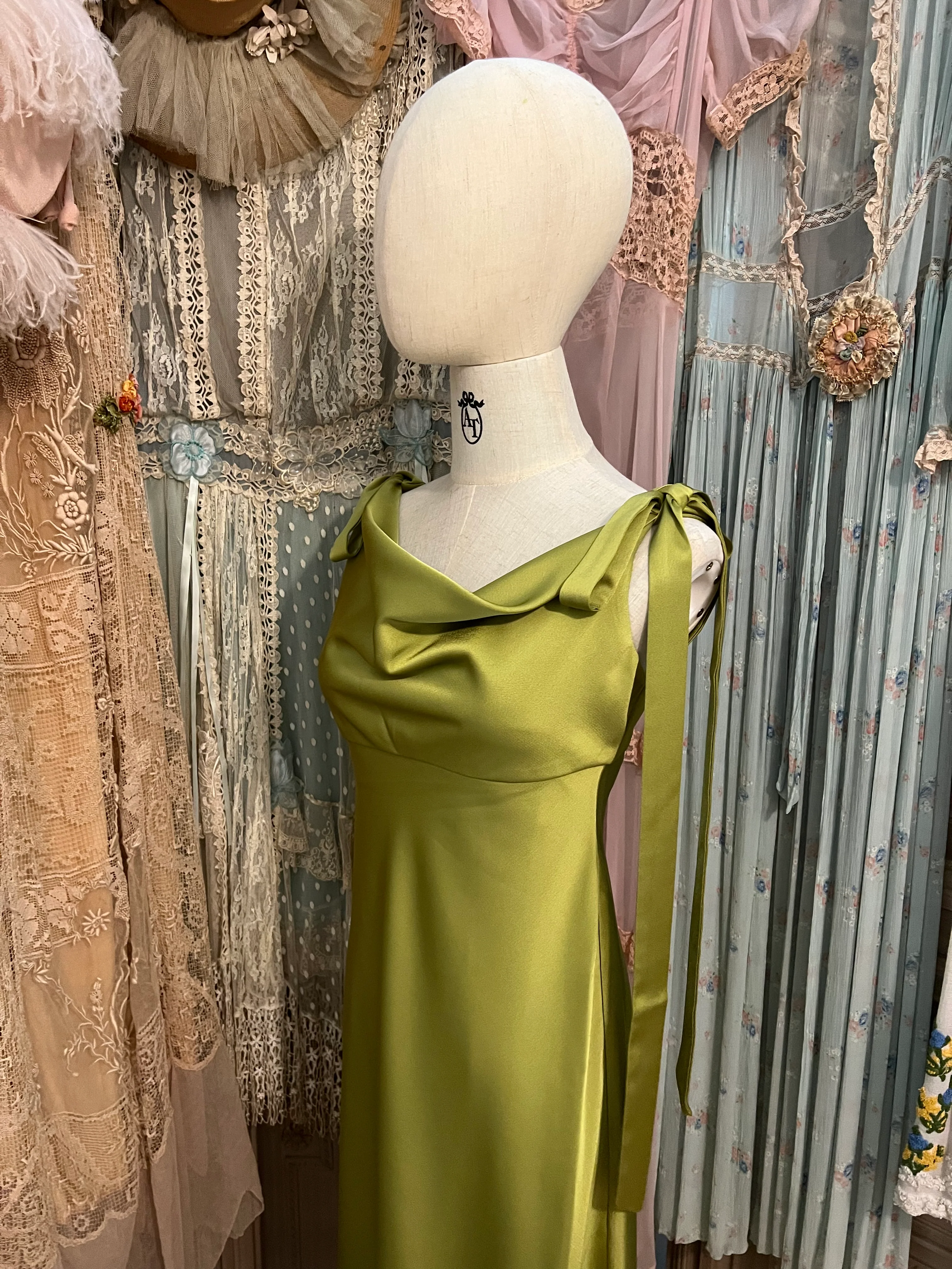 Olive dress - Image 7