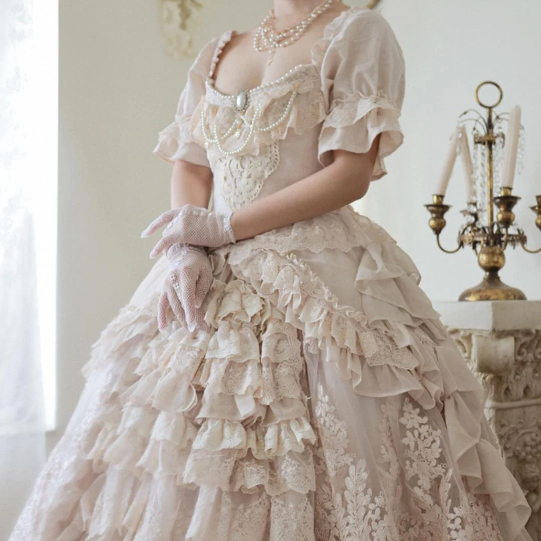 Rococo princess boned gown👑 - Image 3
