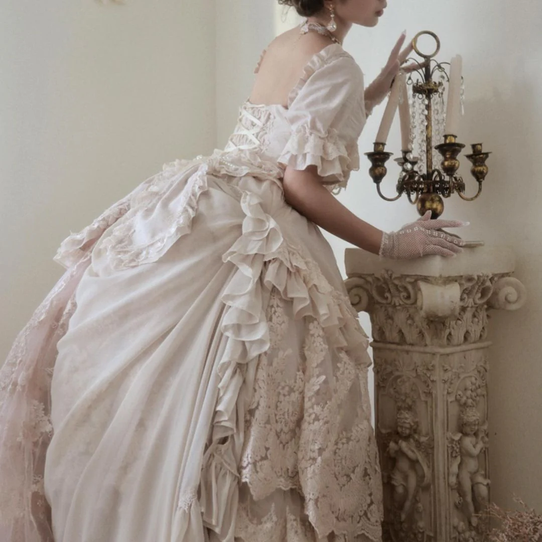 Rococo princess boned gown👑 - Image 4