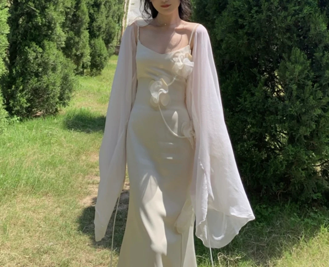 White orchid dress - Image 10