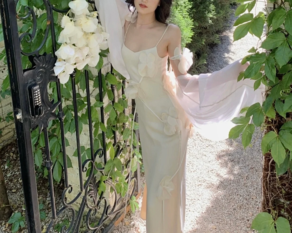 White orchid dress - Image 13