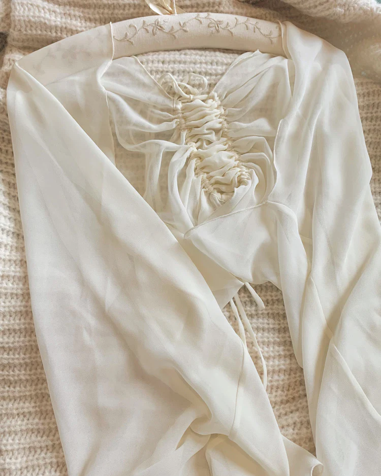 White orchid dress - Image 15